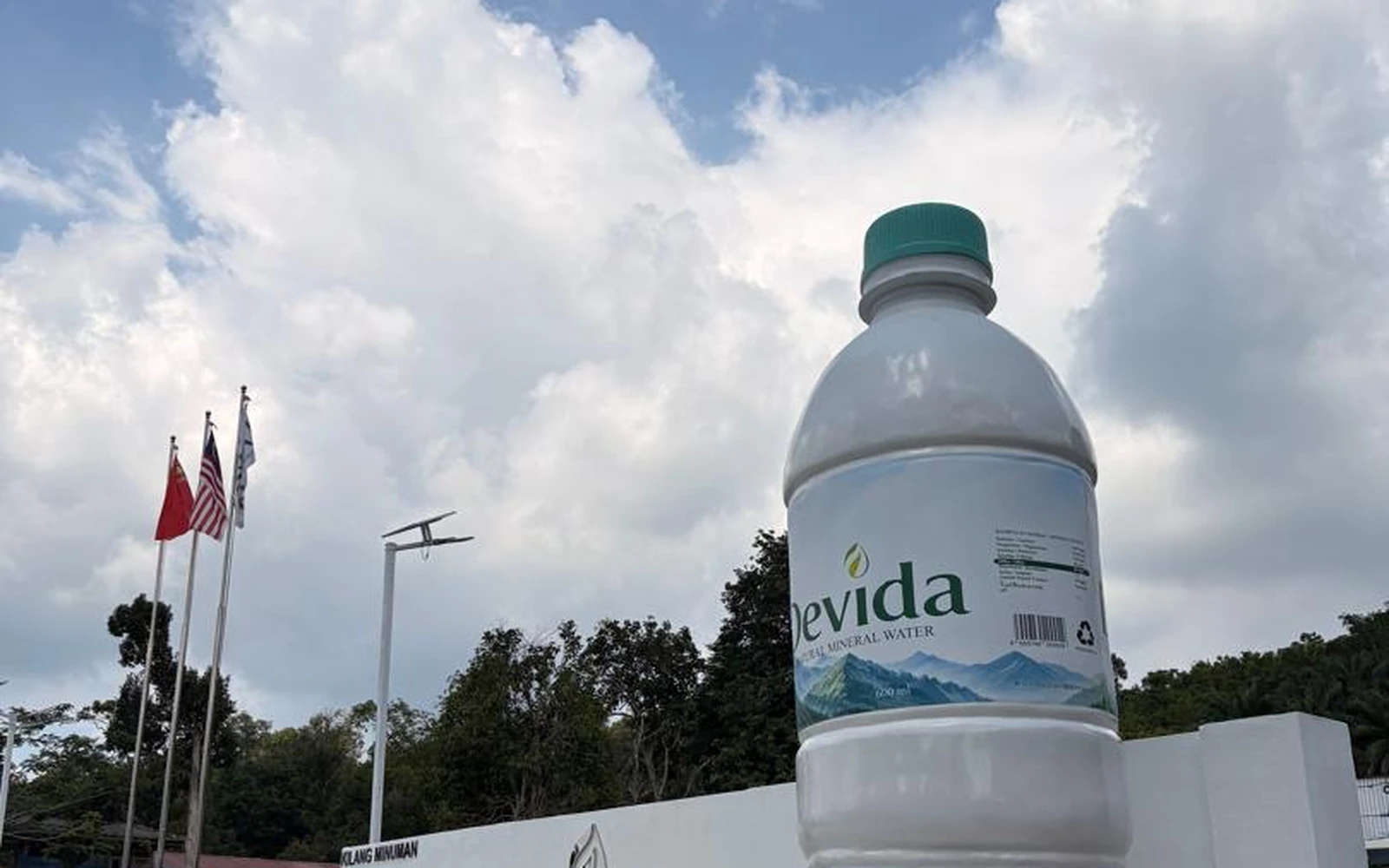 DEVIDA natural mineral water bottling facility in Kedah, Malaysia